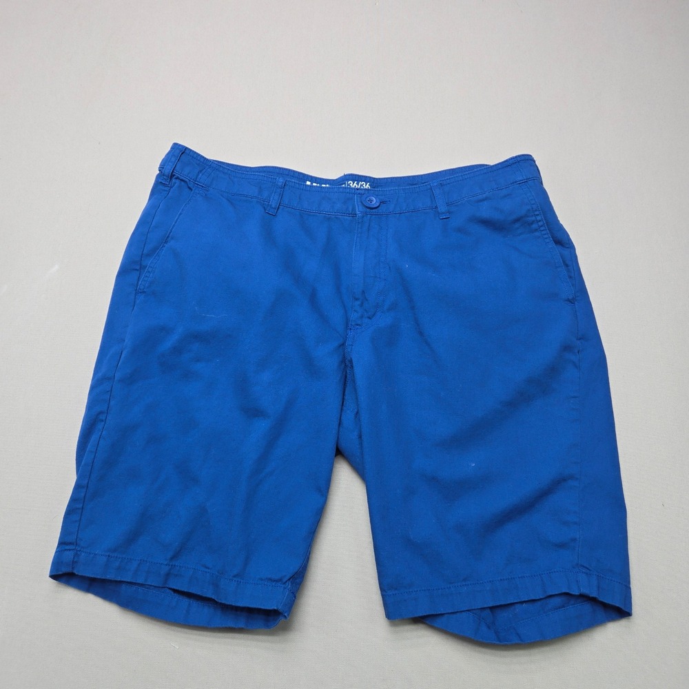 Helly Hansen Chino Shorts Organic Cotton Hemp Blue Men 36 Regular Fit Solid HH